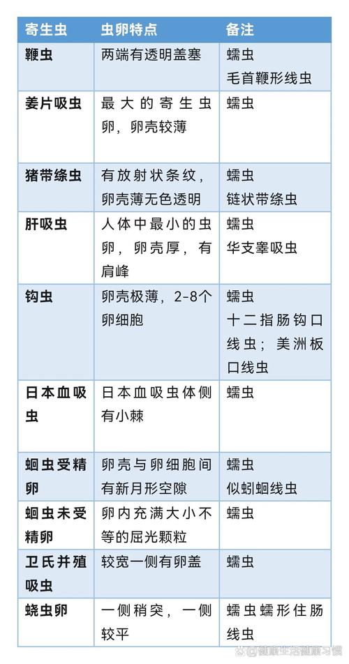 查找内部寄生虫版本大全？这里有最常见的几种介绍！