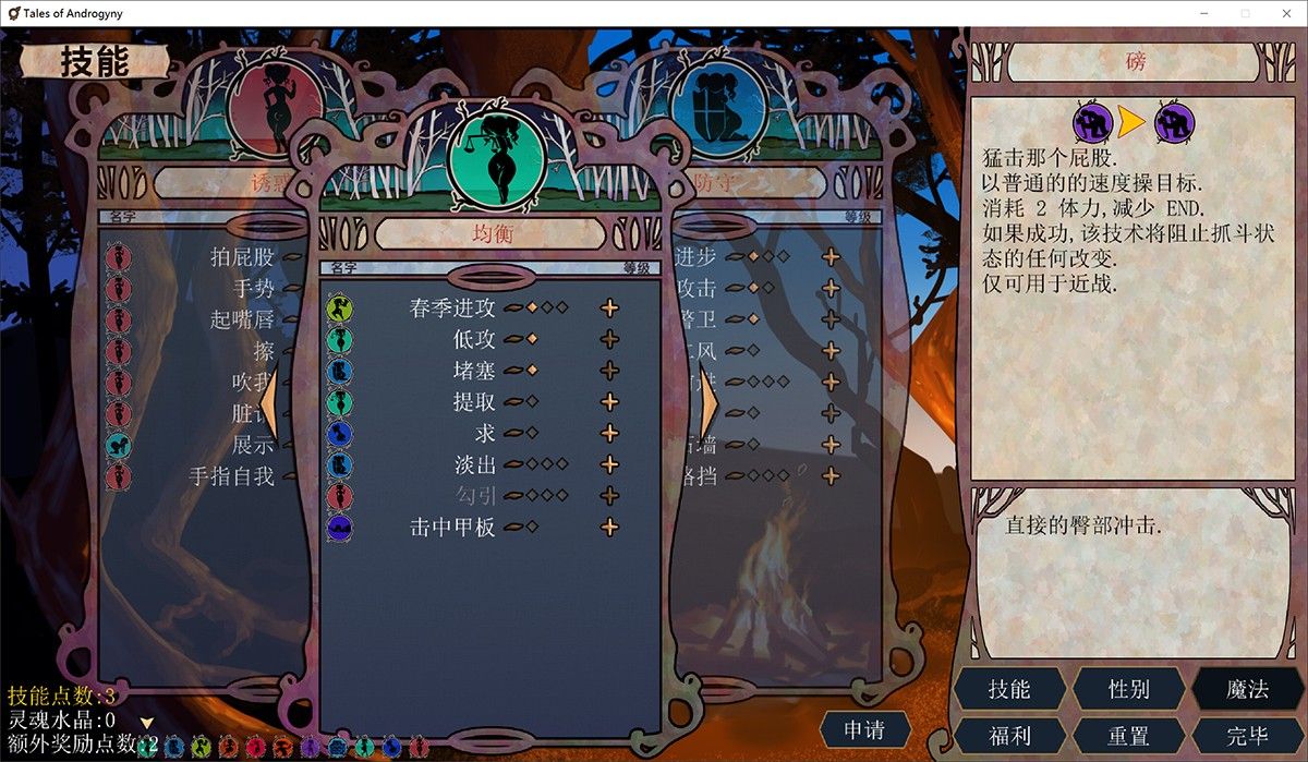 Tales of Androgyny双性同体汉化版V3.49.4！PC+安卓+攻略 扶他游戏癫疯之作