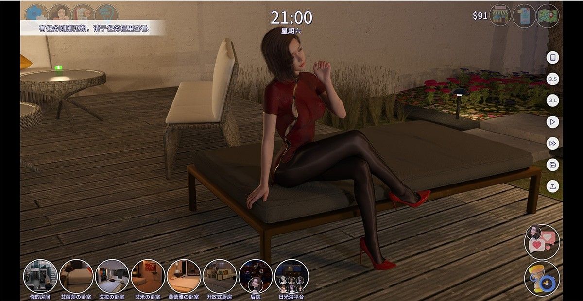 爱欲之都City Lights Love V0.2.1.8中文版 电脑+安卓+攻略+存档+画廊全解锁 变身沙盒游戏，新增八大系统